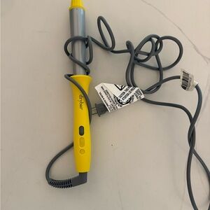 Drybar Bright Yellow Styling Tool Curling Iron - hardly used!